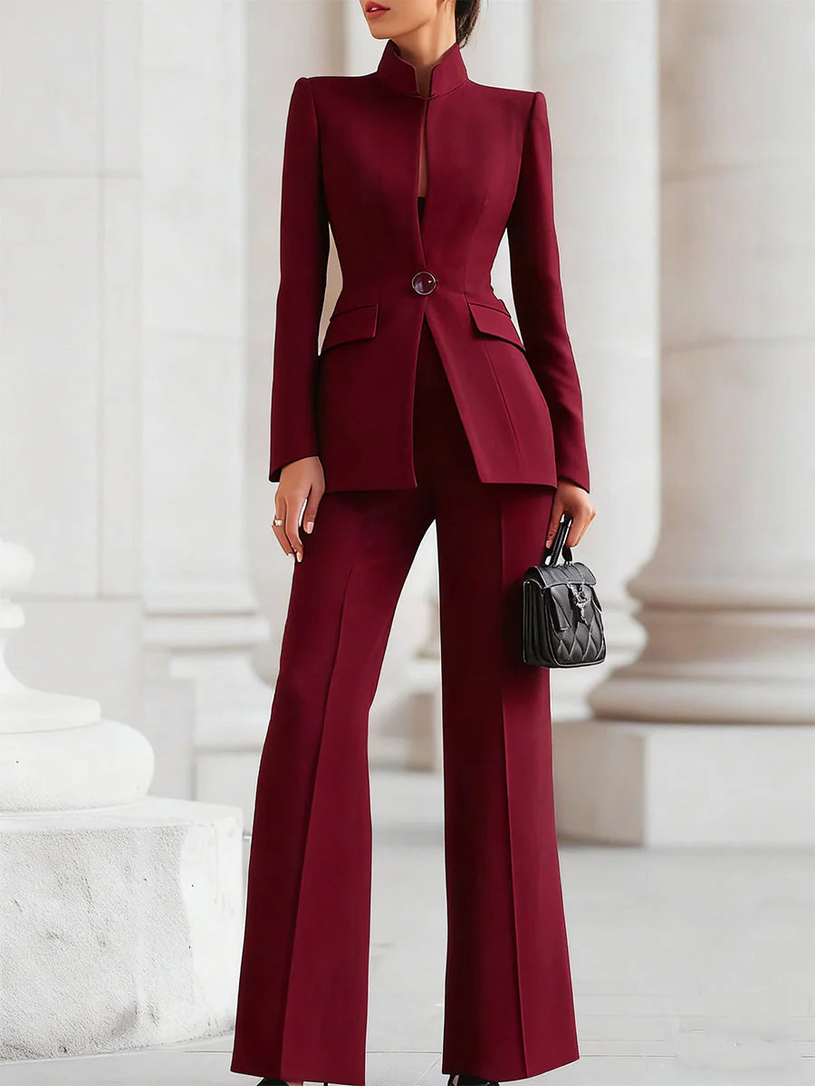 ADRIELLE | ELEGANTE CONJUNTO DE BLAZER Y PANTALÓN
