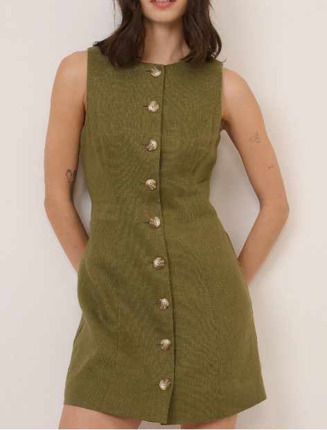 Mini vestido de Botones
