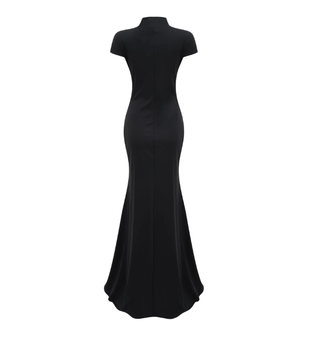 Vestido negro largo Alexand