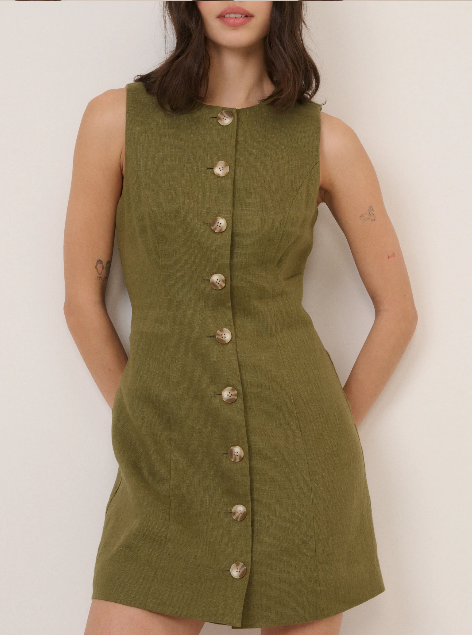 Mini vestido de Botones
