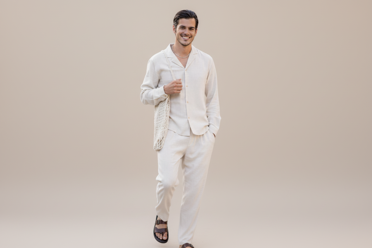 Camisa de lino estilo Alec